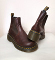 DR. MARTENS OATES CHELSEA ABSATZ BOOTS Gr. 41 STIEFEL BRAUN DOC SCHUHE O2405