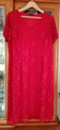 Wunderschönes Spitzenkleid Damen-v. KOMPLIMENTE-Gr. 48- rot-elegant-feiner Stoff