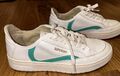 SUPERDRY BASKET LOW TOP VINTAGE VEGAN SNEAKER * 38 EU 7 US * AQUA