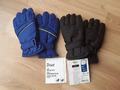 Ski Handschuhe Gr. 7 2 Paar schwarz und blau von crivit