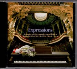 JAPAN CD : Expressions - ROLAND HP-3700/HP-2700 Digital Pianos - DEMO Sampler