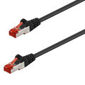 10m Netzwerkkabel CAT 7 Patchkabel LAN Kabel RJ45 Ethernet Stecker DSL Schwarz