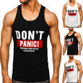 Tank Top Tanktop T-Shirt Tee Muskelshirt Achselshirt Print Herren BOLF Aufdruck