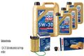 BOSCH Inspektionspake 8 L LIQUI MOLY Longlife III 5W-30 für Audi Q5 8RB 8R A4