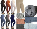 Umstand-Leggings Thermo hose lang Umstandsleggings Baumwolle Fleece innen