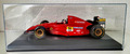 FORMEL 1  1:18  G. BERGER  FERRARI 412 T2 1995  " AGIP " FIAT "   VITRINE / BOX