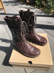 Stiefel Gr. 37,5 Leder- Braun