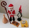 ° PLAYMOBIL° Santa Claus Nikolaus Weihnachtsmann mit goldenem Buch Kerzenständer