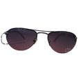 Sonnenbrille, Damen bordeaux Metallrahmen,  Glas mit Herz, UV 400