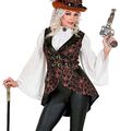 Steampunk Weste Damen Kostüm Accessoires Karneval