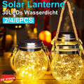 30LED Solar Laterne Gartenleuchte Gartenlampe Solarleuchte Solarlampe Terrasse