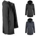 Jacke Herren Winter Gepolstert Mit Pelz Lange Daunenjacke Jacke Veque