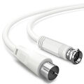 Antennenkabel F-Stecker auf IEC-Buchse Sat Kabel Adapterkabel Koaxialkabel TV HD