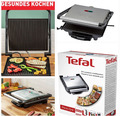 TEFAL Kontaktgrill Inicio »GC241D« l - Schwarz/Edelstahl , mit Panini-Funktion