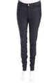 VERO MODA Coated Skinny-Jeans Baumwolle W28 L34 schwarz