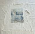 Frank Walder Damen T-Shirt mit Pailletten, Größe M, Weiß