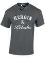 HEROIN AND KEBABS HERREN T-SHIRT C&C PARIS MODE CANNABIS DROGEN HUMOR SWAG