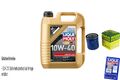 INSPEKTIONSKIT FILTER LIQUI MOLY ÖL 5L 10W-40 für Peugeot 206 Schrägheck 2A/C