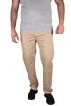 Herren Chino Jeans normale Passform Stretch Baumwolle gerade Bein Hose Taille