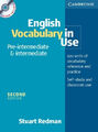 English Vocabulary in Use. Pre-intermediate and intermediate. Book and Buch