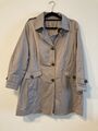 FUCHS SCHMITT Damen-Kurzmantel Trenchcoat Grau. Gr. 44