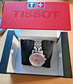 swissmade Tissot PRC 200 Herren-Chronograph T451 Stahl an Stahlband Box