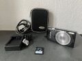 Canon IXUS 145 16.0MP Full-HD Digitalkamera schwarz + Etui + 4GB SD (PC2048)