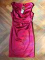 Vera Mont Cocktailkleid aus Satin mit gelegten Falten in Pink