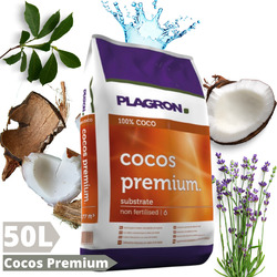 Plagron Cocos Premium 50L Kokosfaser Kokoserde Substrat Anzuchterde für Growbox