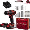 Einhell TE-CD 18/40 Li-i +64 (2x2,0Ah) Akkuschrauber inkl. 64 teiliges Set PXC 