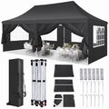 Faltpavillon 3x3m 3x6m Wasserdicht Partyzelt Gartenzelt UV Pavillon Popup Festze