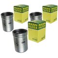 3x Original MANN-FILTER Ölfilter Oelfilter W 1022 Oil Filter