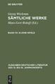 Georg Wickram | Kleine Spiele | Buch | Deutsch (1997) | 389 S. | De Gruyter