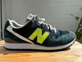 New Balance 996 Herren EU: 45 Blau Neon Gelb Wildleder Mesh MRL996JA Gebraucht