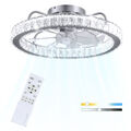 Deckenventilator LED Deckenlampe Wohn Schlafzimmer mit Beleuchtung Fernbedienung