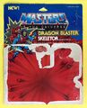 Masters Of The Universe vintage Card Back,DRAGON BLASTER SKELETOR original,motu