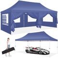 Partyzelt Pavillon 3x3/3,6x3,6/3x6 Wasserdicht Faltpavillon Gartenzelt UV-Schutz