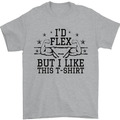 Gym I'd Flex but I Like This lustiges Herren-T-Shirt 100 % Baumwolle