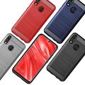 Huawei Handyhülle Cover TPU Case Schutzhülle Handy Bumper Carbon Optik Schale