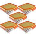 5x MAHLE / KNECHT LX 982 Luftfilter Air Filter