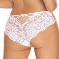 ROZA Slip weiß beige Panty aus Spitze und Tüll 36 38 40 42