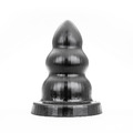 Anal Plug " Black Triple Pleasure M " 24,5x8,1-13,2cm