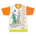 Mizuno Paradise Surfer T-Shirt orange kurzärmelig Herren M