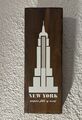 New York Empire State Of Mind - Deko Holzschild   24x8,5x1,8cm