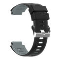 de# Armband für Garmin Forerunner 220/230/235/620/630/735xt (Schwarz Grau)