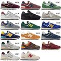 SCARPE NEW BALANCE ML574 ML U 574 UOMO DONNA NB PELLE SHOES BLU 41 42 43 44 45