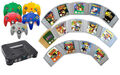 Nintendo 64 Konsole mit Spiele N64 Set Controller Super Mario Kart Party Zelda