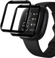 2X 3D Schutzglas für Fitbit Versa 2 Panzerfolie Display Schutz Full Curved 9H