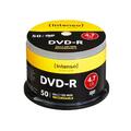 Intenso DVD-R 4,7GB/120 min. 16x Speed Cakebox/Spindel mit 50 Discs Rohlinge