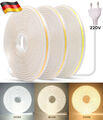 COB LED Stripe Streifen Leiste Band Licht Wasserdicht Lichterkette Lichtschlauch